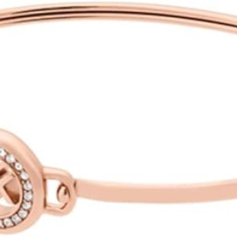 Michael Kors Exclusive Rose Gold-Tone Stainless Steel Bangle Bracelet